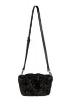 Sequin bag in braided look