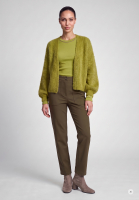 Strickjacke im Zopfmuster