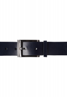 Belt made of navy-coloured leather