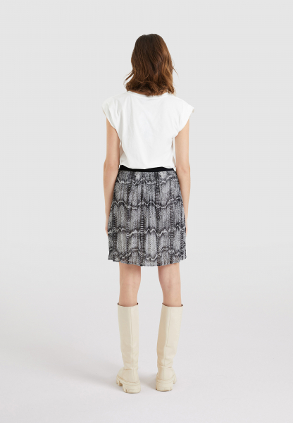 Crash skirt with print