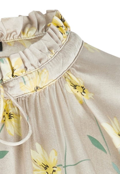 Top with floral print