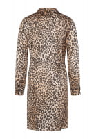 Dress with leopard print