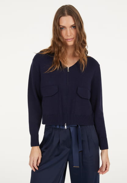 Zip-Up Cardigan