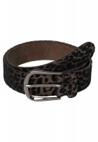Belt in metallic leo look