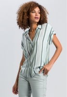 Shirt blouse in stripey look