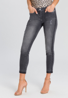 Grey Denim Jeans mit leichten Destroyed-Effekten