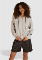 Hooded sweat jacket made from modal