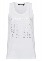 Organic cotton top with letter print