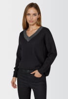 Pullover mit V-Ausschnitt