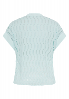 Blouse made from eyelet embroidery