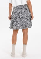 Skirt with detailed minimal print