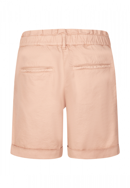 Textured cotton shorts
