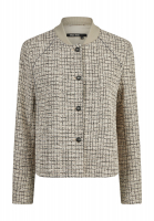 Jacke mit Strickkragen