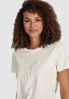 T-shirt with logo embroidery