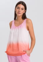 Layered top in batik print