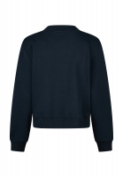 Sweat-Bomberjacke mit Denim Taschen