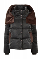 Pufferjacke mit Faux Fur