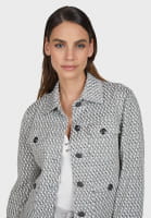 Lurex jacquard blazer