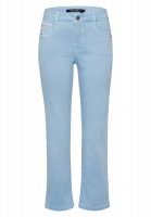 Cropped flared jeans with decorative rivets