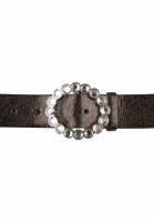 Belt with jewellery buckle
