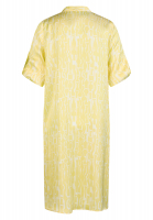 Dress with roll-up sleeves