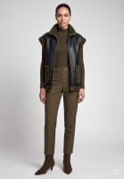 Faux Fur Wende-Lederweste