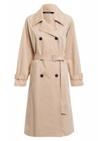 Trench-Coat aus schimmerndem Baumwoll-Mix