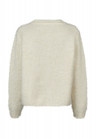 Strickjacke aus fancy Fransengarn