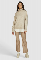 Turtleneck jumper with raglan sleeves