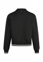 Bomberjacke mit Strickbündchen