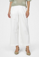 Cotton pants with belt
