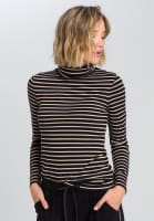 Shirt With curled pattern from Lurex and turtleneck