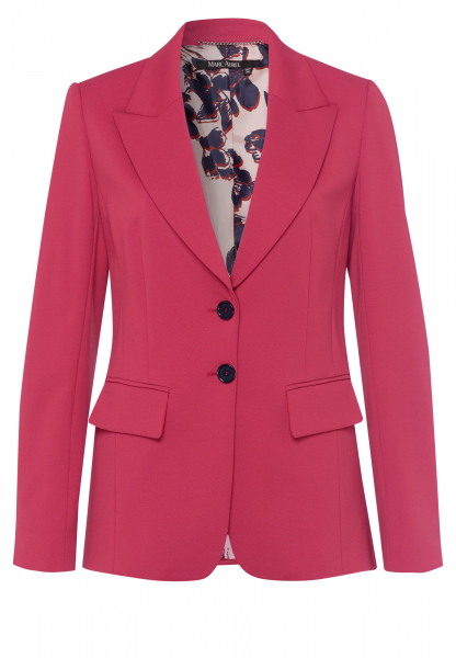 Two-button blazer from technical jersey