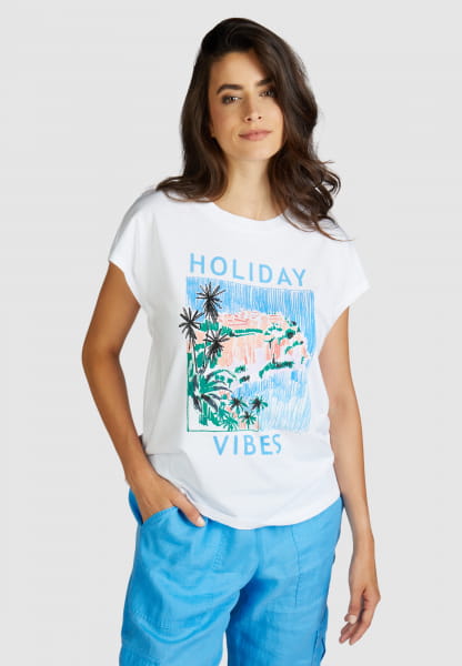 T-shirt with holiday print