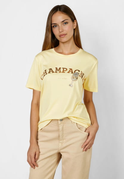 Shirt mit Foliendruck