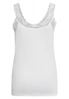 Tank top with lace detail