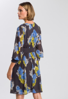 Dress with ethno-flower print