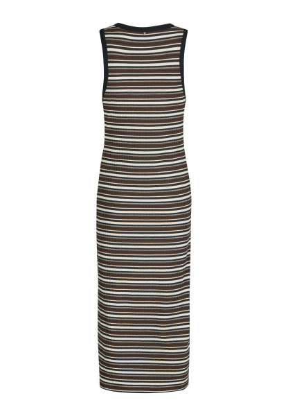 Dress in striped look