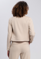 Short jacket made from structured jersey