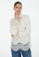 Blouse in casual viscose blend