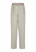 Jersey pants with an elastic waistband