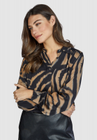 Blouse with tiger print
