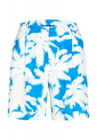 Shorts with palm print