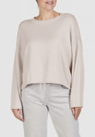 Cropped sweater made of high-quality cotton-cashmere