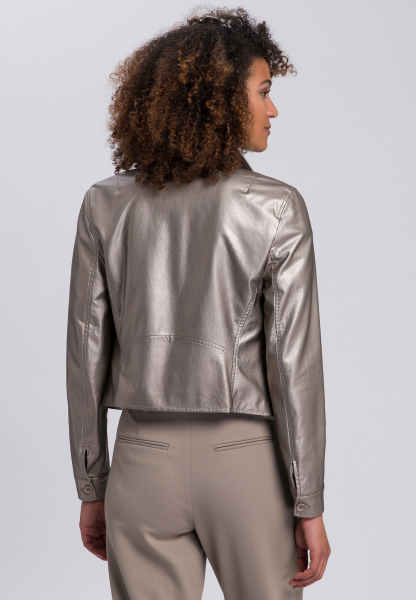 vegan faux leather jacket