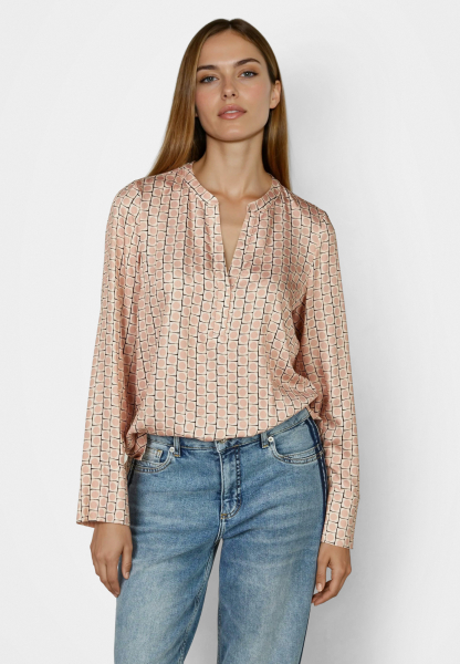 Blouse with graphic print