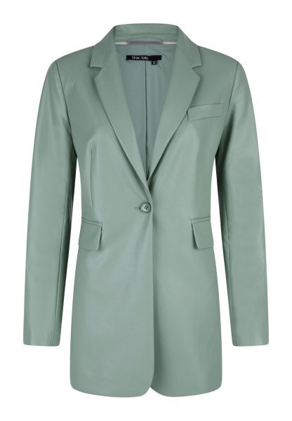Tight blazer made from vegan leather