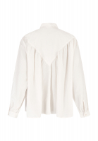Oversized cotton viscose blouse