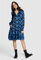 Dress with abstract print