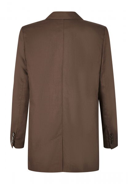 Oversized Blazer aus Leinenmischung